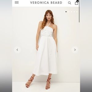 veronica beard white dress size 0